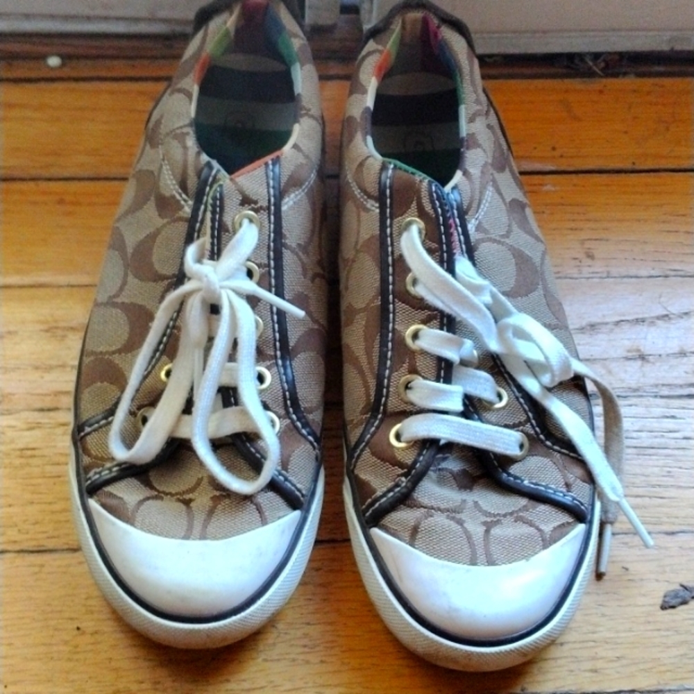 Coach Logo Sneakers 7.5